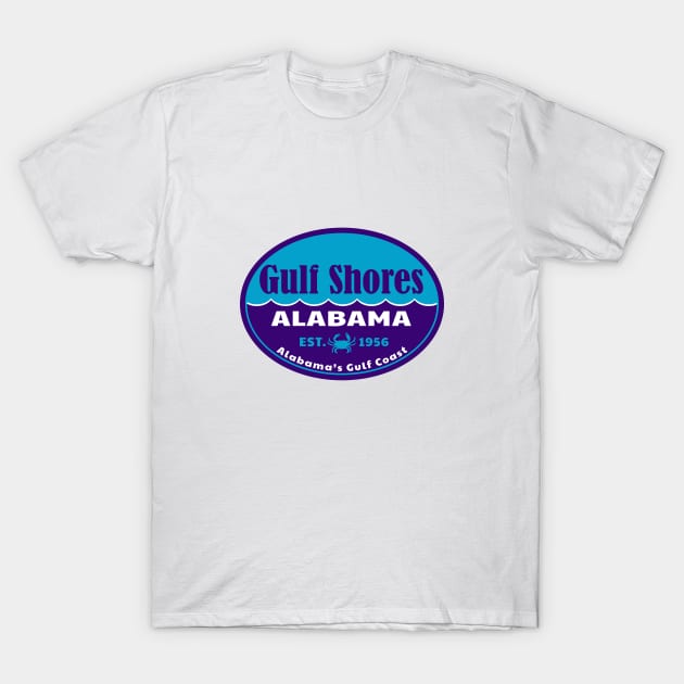 Gulf Shores Alabama Gulf Of Mexico T-Shirt by DD2019